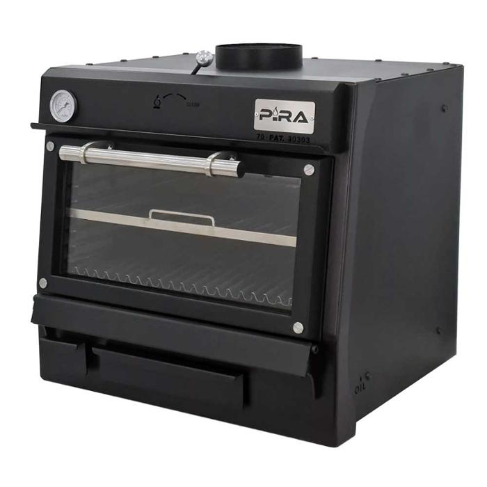 Фурна-барбекю на дървени въглища PIRA-70 BLACK AB, настолна - kuhnensko.com Фурна-барбекю на дървени въглища PIRA-70 BLACK AB, настолна