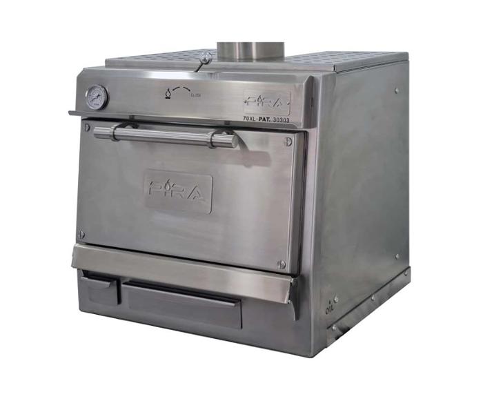 Фурна-барбекю на дървени въглища PIRA-70 XL SILVER SD, настолна - kuhnensko.com Фурна-барбекю на дървени въглища PIRA-70 XL SILVER SD, настолна