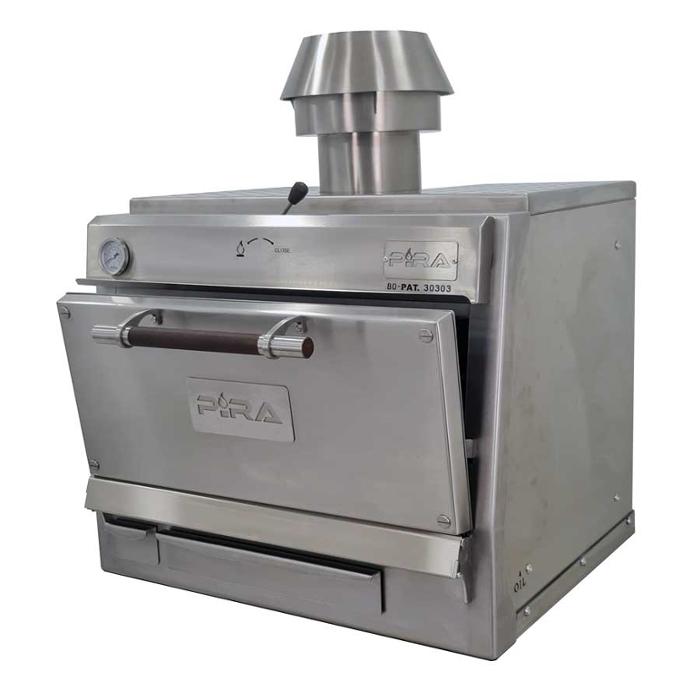 Фурна-барбекю на дървени въглища PIRA-80 SILVER SD, настолна - kuhnensko.com Фурна-барбекю на дървени въглища PIRA-80 SILVER SD, настолна