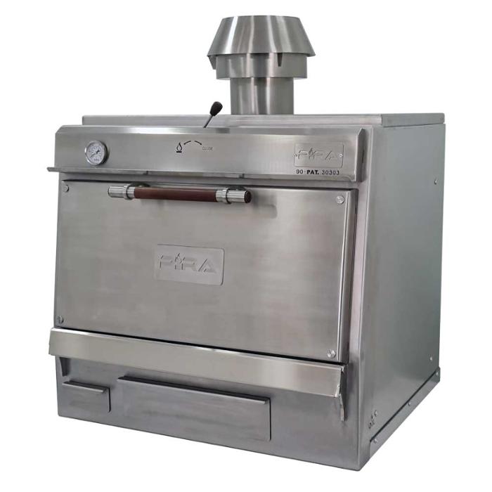 Фурна-барбекю на дървени въглища PIRA-90 SILVER SD, настолна - kuhnensko.com Фурна-барбекю на дървени въглища PIRA-90 SILVER SD, настолна