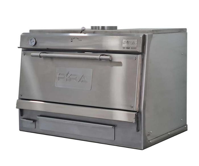Фурна-барбекю на дървени въглища PIRA-120 SILVER SD, настолна - kuhnensko.com Фурна-барбекю на дървени въглища PIRA-120 SILVER SD, настолна