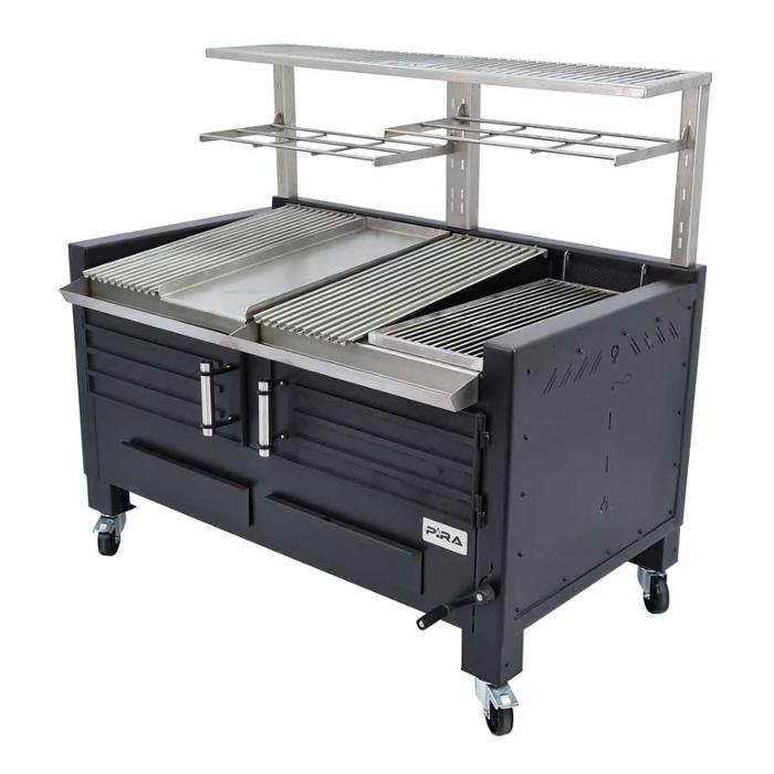 Грил на дървени въглища PIRA BBQ M150, свободно стоящ - kuhnensko.com Грил на дървени въглища PIRA BBQ M150, свободно стоящ
