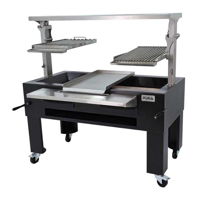 Грил на дървени въглища PIRA BBQ COMBI LUX 150, свободно стоящ - kuhnensko.com Грил на дървени въглища PIRA BBQ COMBI LUX 150, свободно стоящ