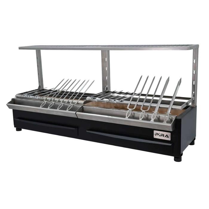 Грил на дървени въглища PIRA Robata ESP 160 LUX BASIC, настолен - kuhnensko.com Грил на дървени въглища PIRA Robata ESP 160 LUX BASIC, настолен