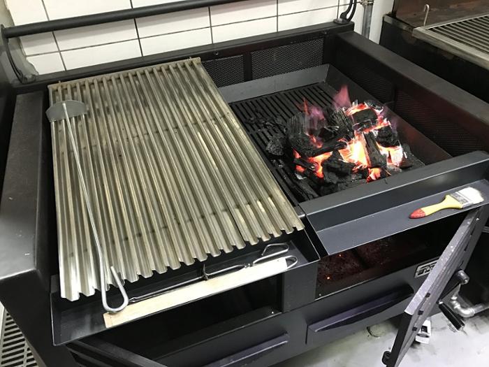 Грил на дървени въглища PIRA Robata ESP 160 LUX BASIC, настолен