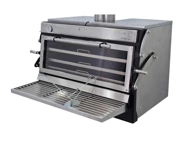 Фурна-барбекю на дървени въглища PIRA-120 LUX ED, настолна - kuhnensko.com Фурна-барбекю на дървени въглища PIRA-120 LUX ED, настолна