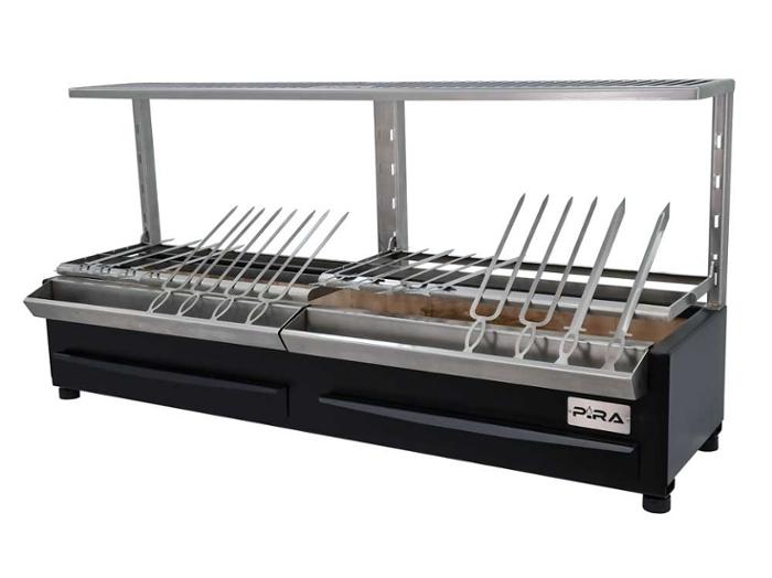 Грил на дървени въглища PIRA Robata ESP 160 LUX COMPLET, настолен - kuhnensko.com Грил на дървени въглища PIRA Robata ESP 160 LUX COMPLET, настолен