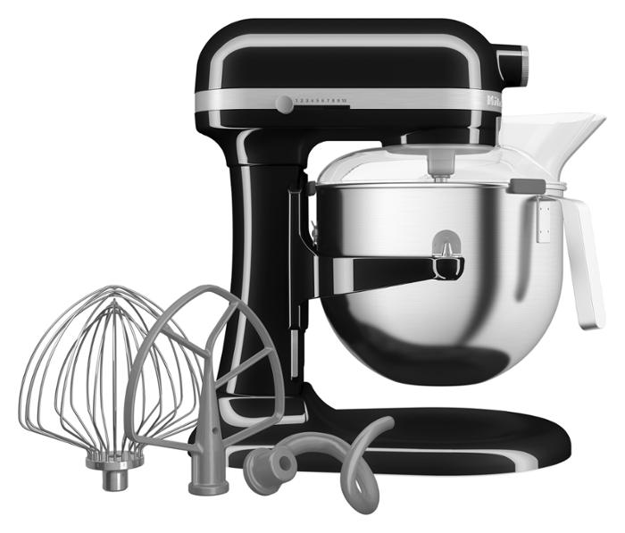 Планетарен миксер Heavy Duty, 6,6 л, черен