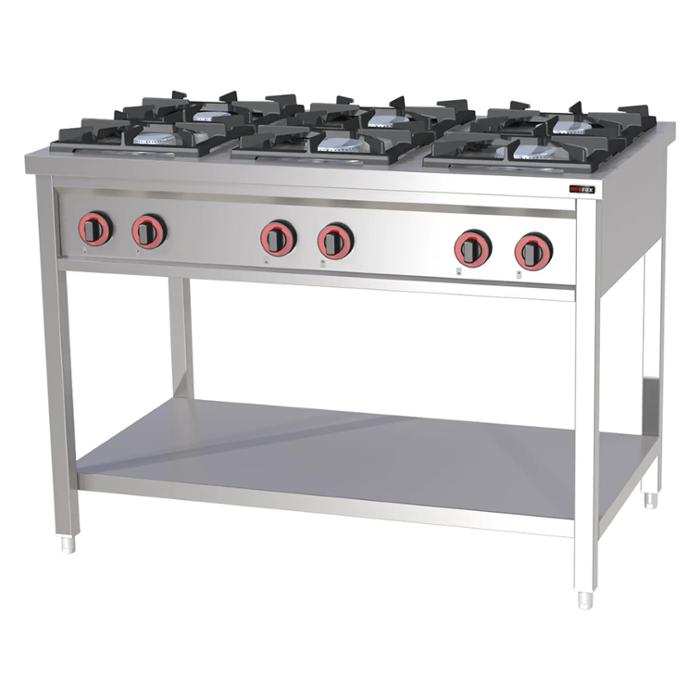 Газов котлон с 6 горелки 2 х 4 kW и 4 х 7 kW - kuhnensko.com Газов котлон с 6 горелки 2 х 4 kW и 4 х 7 kW