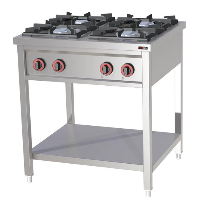 Газов котлон с 4 горелки 1 х 4 kW и 3 х 7 kW - kuhnensko.com Газов котлон с 4 горелки 1 х 4 kW и 3 х 7 kW