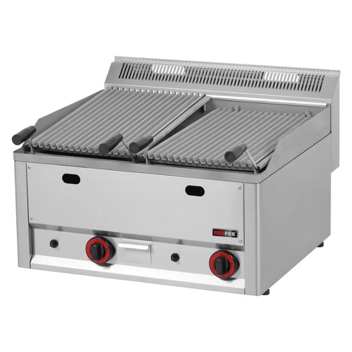 Газова скара с вулканични камъни, две зони на управление, 8 kW - kuhnensko.com Газова скара с вулканични камъни, две зони на управление, 8 kW