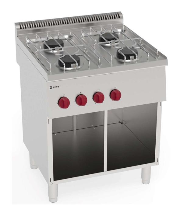 Котлон газов с 4 Super горелки 4 х 6 kW, свободно стоящ - kuhnensko.com Котлон газов с 4 Super горелки 4 х 6 kW, свободно стоящ