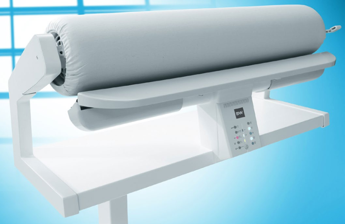 Каландър с валяк Ø 160х850 мм с пара, 12-15 кг/ч - kuhnensko.com Каландър с валяк Ø 160х850 мм с пара, 12-15 кг/ч