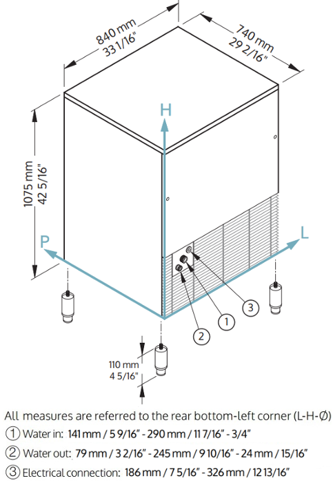 Ледогенератор за лед тип кубче Full Square Cube 23 г, 150 кг/24 ч, въздушно охлаждане - kuhnensko.com Ледогенератор за лед тип кубче Full Square Cube 23 г, 150 кг/24 ч, въздушно охлаждане