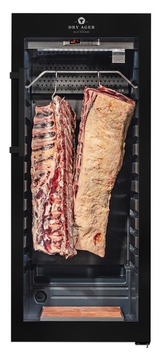 Хладилна витрина за сухо зреене, Premium S, 100 кг, черна - kuhnensko.com Хладилна витрина за сухо зреене, Premium S, 100 кг, черна