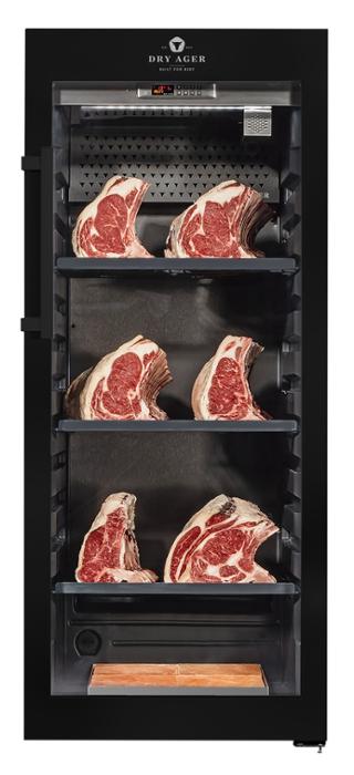 Хладилна витрина за сухо зреене, Premium S, 100 кг, черна - kuhnensko.com Хладилна витрина за сухо зреене, Premium S, 100 кг, черна