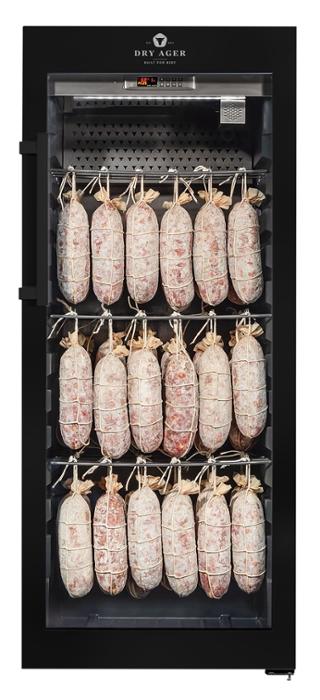 Хладилна витрина за сухо зреене, Premium S, 100 кг, черна - kuhnensko.com Хладилна витрина за сухо зреене, Premium S, 100 кг, черна