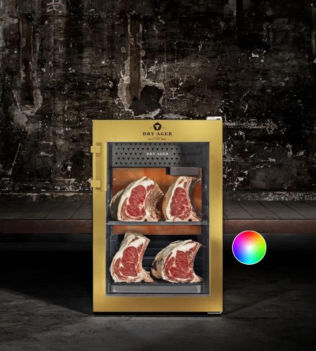 Хладилна витрина за сухо зреене, Premium S с LED Salt Wall, 20 кг, цвят по избор