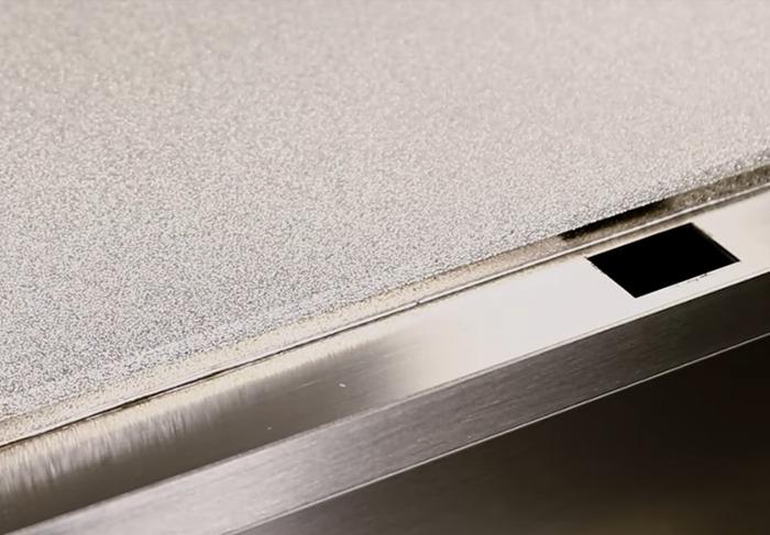 Скара тип плоча, газова, грапаво хромирана, гладка 4 kW