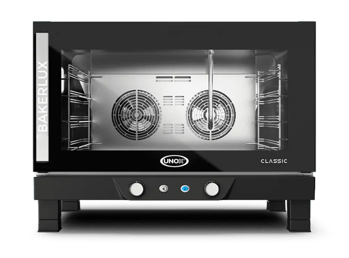 Конвектомат с овлажнител и помпа, 4 нива 600х400 мм, BAKERLUX Classic Manual Humidity, ляво отваряне - kuhnensko.com Конвектомат с овлажнител и помпа, 4 нива 600х400 мм, BAKERLUX Classic Manual Humidity, ляво отваряне