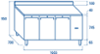 Нискотемпературна хладилна маса без компресор с 3 врати и борд, без агрегат, GN 1/1 съвместима - kuhnensko.com Нискотемпературна хладилна маса без компресор с 3 врати и борд, без агрегат, GN 1/1 съвместима