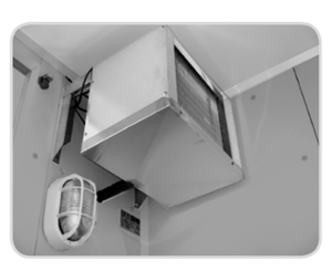 Хладилна стая нискотемпературна с обем 11,05 куб.м + агрегат и рафтове