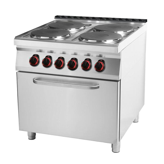 Електрическа печка с четири кръгли плочи и статична фурна - kuhnensko.com Електрическа печка с четири кръгли плочи и статична фурна