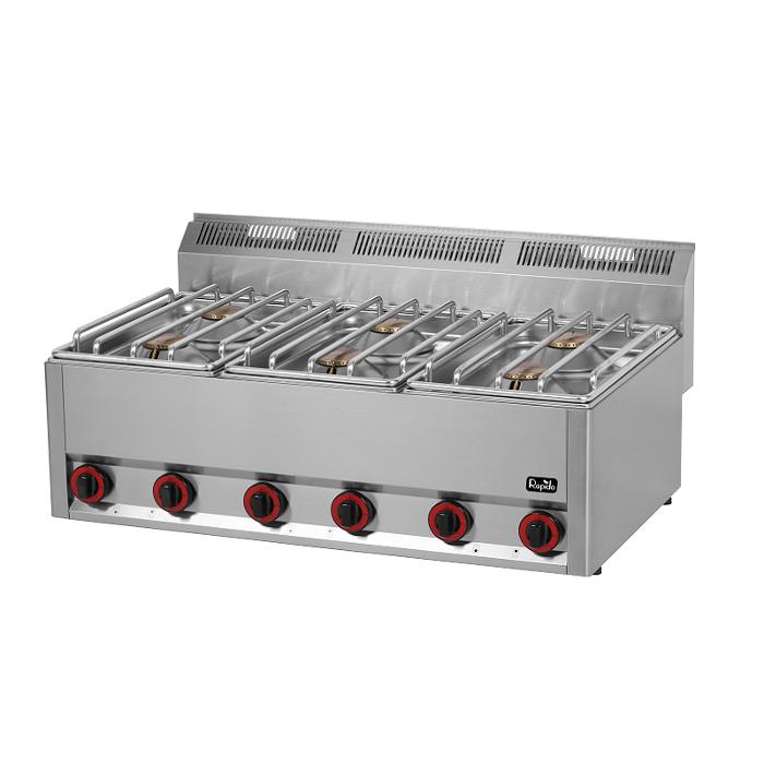 Газов котлон с 6 горелки 6 x 4.5 kW - kuhnensko.com Газов котлон с 6 горелки 6 x 4.5 kW