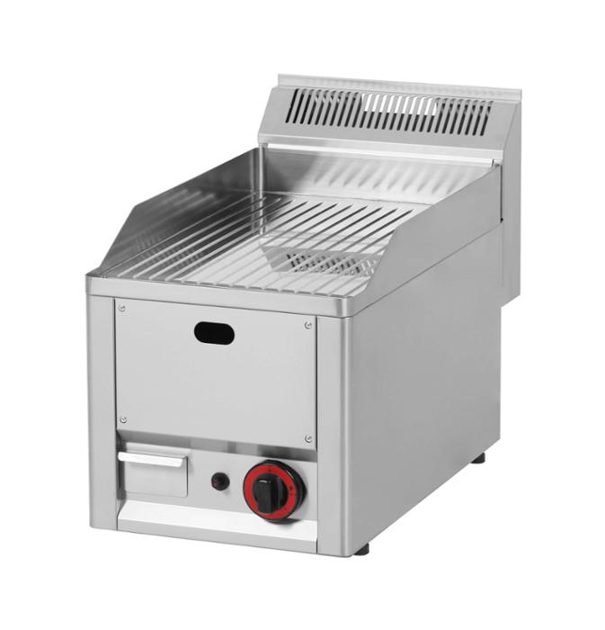 Газова скара тип оребрена плоча, една зона на управление, хромирана - kuhnensko.com Газова скара тип оребрена плоча, една зона на управление, хромирана