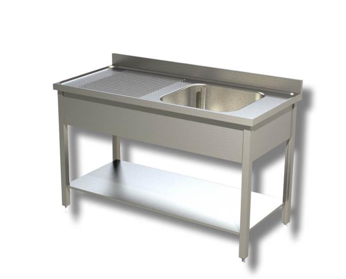 Работна маса с умивален басейн, ширина 1400 мм. - kuhnensko.com Работна маса с умивален басейн, ширина 1400 мм.