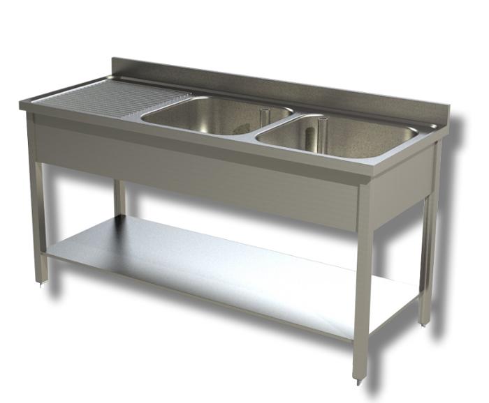 С два умивални басейна и отцедник вляво, различни ширини - kuhnensko.com С два умивални басейна и отцедник вляво, различни ширини