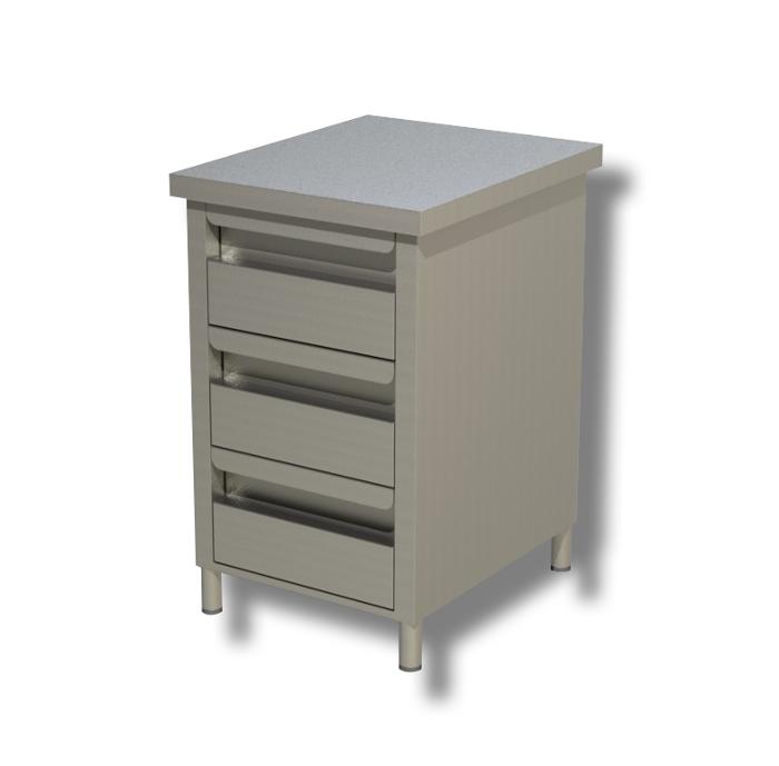 Работен шкаф с три чекмеджета - kuhnensko.com Работен шкаф с три чекмеджета