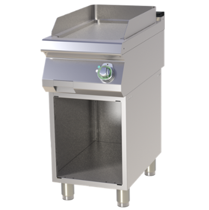 Електрически скари тип гладка плоча върху основа, една зона на управление, стоманени и хромирани - kuhnensko.com Електрически скари тип гладка плоча върху основа, една зона на управление, стоманени и хромирани