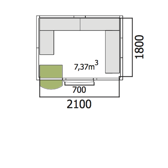 Хладилна стая нискотемпературна с обем 7,37 куб.м + агрегат - kuhnensko.com Хладилна стая нискотемпературна с обем 7,37 куб.м + агрегат