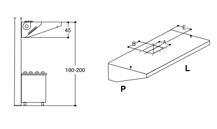 С мотор и луминисцентно осветление - дълбочина 70 (различни размери) - kuhnensko.com С мотор и луминисцентно осветление - дълбочина 70 (различни размери)