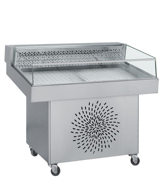 Среднотемпературни хладилни витрини за месо и риба, различна ширина - kuhnensko.com Среднотемпературни хладилни витрини за месо и риба, различна ширина