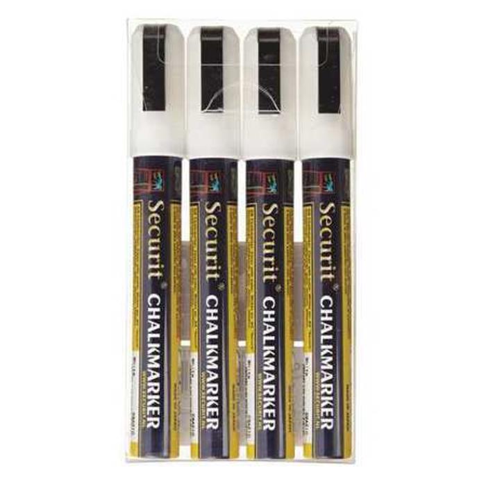 Маркери течен тебешир, бял, 2-6 мм - комплект 4 бр. - kuhnensko.com Маркери течен тебешир, бял, 2-6 мм - комплект 4 бр.