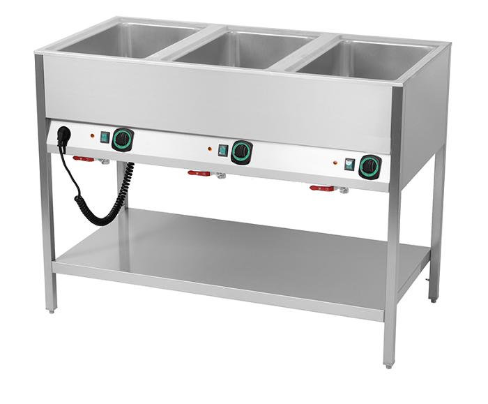 Електрически бен-марита, с управление на дългата страна, 3хGN1/1-200, с или без колелца - kuhnensko.com Електрически бен-марита, с управление на дългата страна, 3хGN1/1-200, с или без колелца