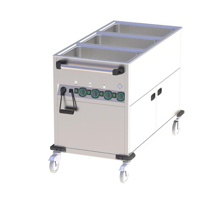 Бен-мари с отопляем шкаф, с капацитет 3хGN 1/1-200 - kuhnensko.com Бен-мари с отопляем шкаф, с капацитет 3хGN 1/1-200