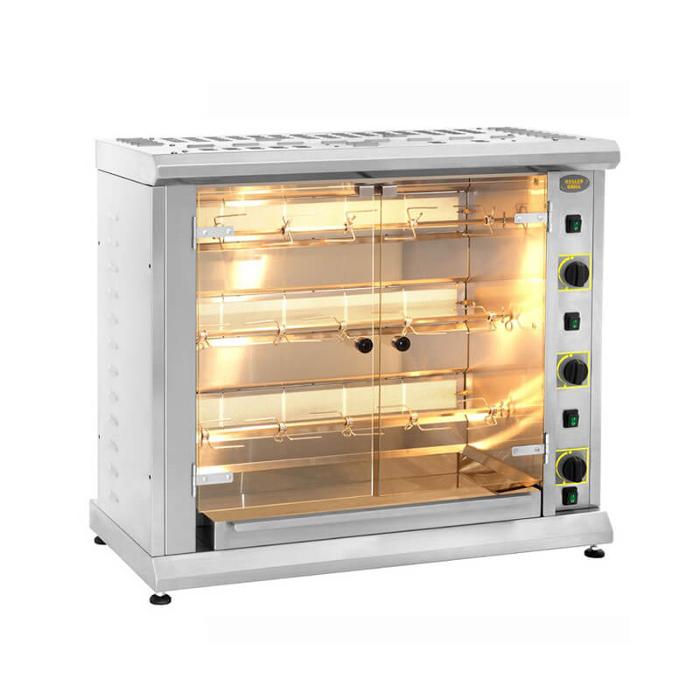 Газов грил за пилета, вертикален, с три шиша, /12 пилета/ - kuhnensko.com Газов грил за пилета, вертикален, с три шиша, /12 пилета/