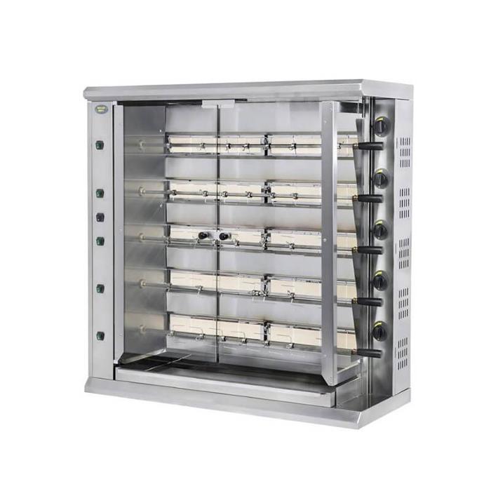 Електрически грил за пилета с пет шиша /за 20 пилета/ - kuhnensko.com Електрически грил за пилета с пет шиша /за 20 пилета/