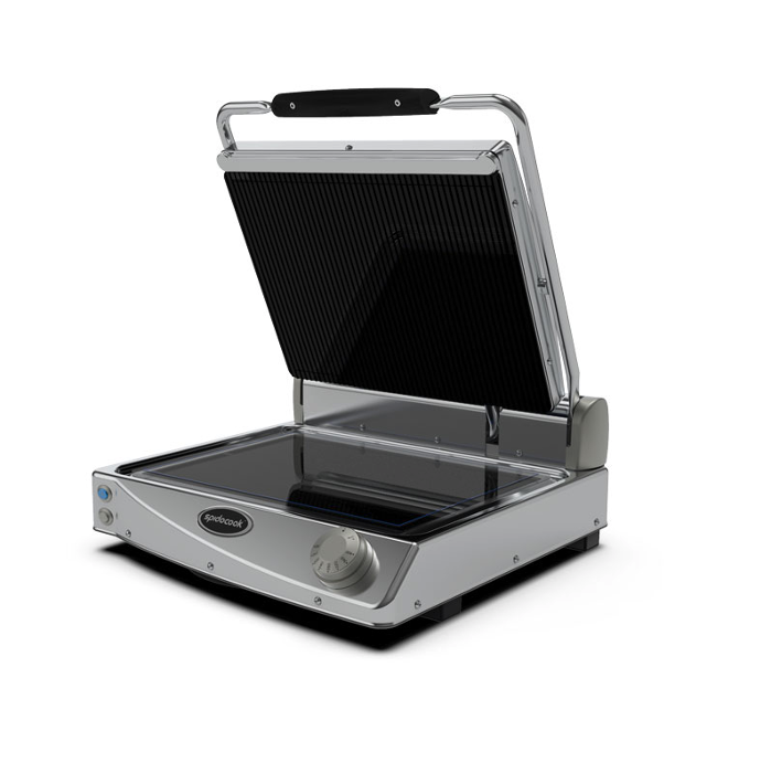 Електрически контактен грил, витрокерамика, 300х400 мм., 3 kW - kuhnensko.com Електрически контактен грил, витрокерамика, 300х400 мм., 3 kW