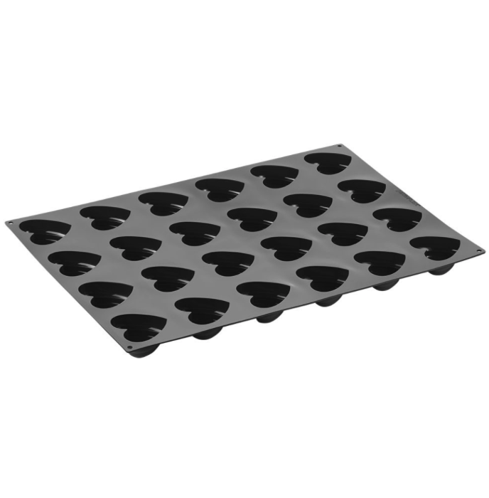 Силиконова форма за печене, сърце - kuhnensko.com Силиконова форма за печене, сърце