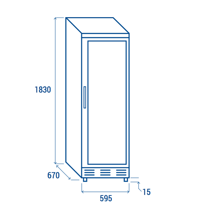 Хладилни витрини за напитки, 350 л, с или без рекламен панел, бели - kuhnensko.com Хладилни витрини за напитки, 350 л, с или без рекламен панел, бели