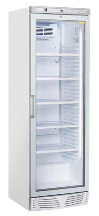 Хладилни витрини за напитки, 350 л, с или без рекламен панел, бели - kuhnensko.com Хладилни витрини за напитки, 350 л, с или без рекламен панел, бели