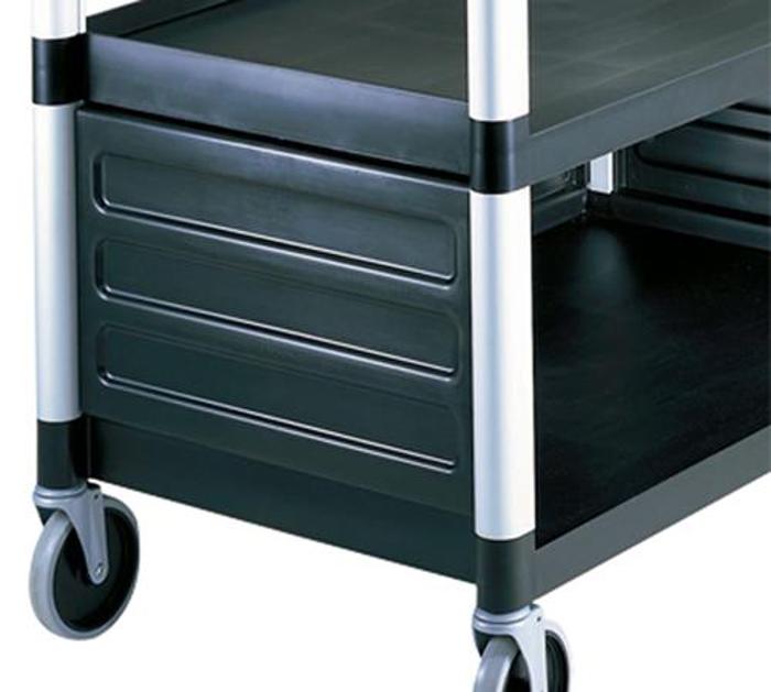 Комплект панели 1 ниво за сервитьорска количка BC340KD, черни - kuhnensko.com Комплект панели 1 ниво за сервитьорска количка BC340KD, черни