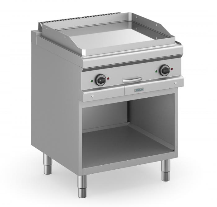 Газова скара тип плоча, хромирана гладка, свободно стояща - kuhnensko.com Газова скара тип плоча, хромирана гладка, свободно стояща