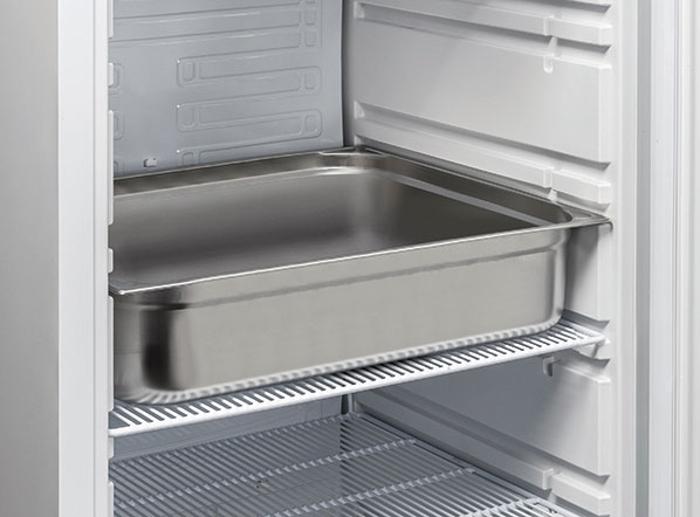 Нискотемпературен хладилен шкаф, неръждаем, GN 2/1, 600 л