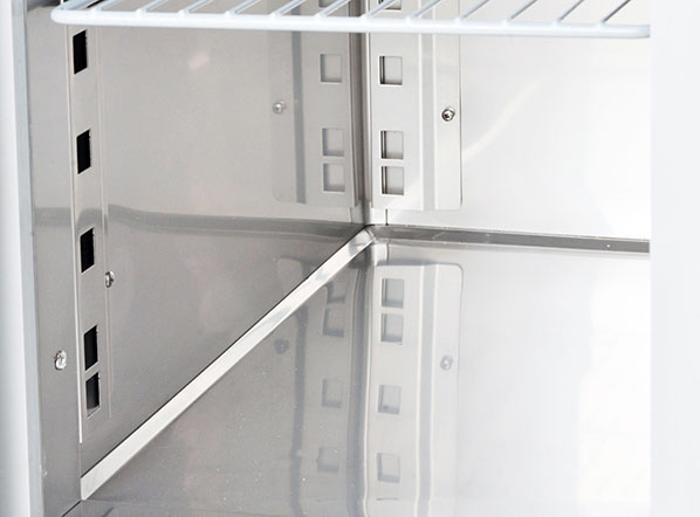 Нискотемпературна хладилна маса с 2 врати, без агрегат, GN 1/1 съвместима - kuhnensko.com Нискотемпературна хладилна маса с 2 врати, без агрегат, GN 1/1 съвместима