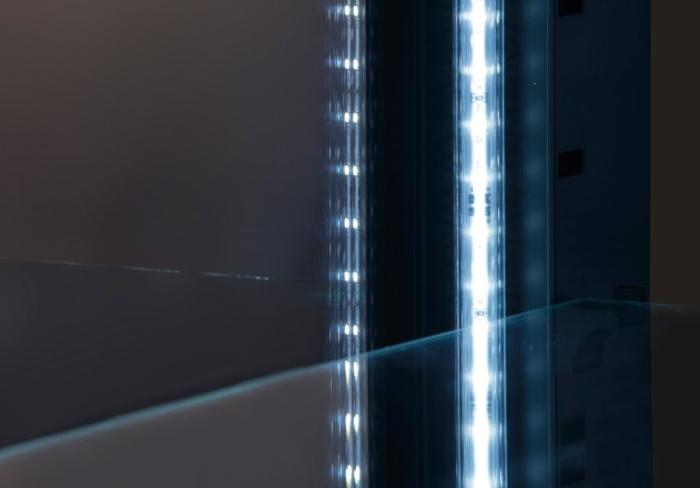 Хладилна витрина за сладолед, статична с 1 врата, 440 л, клас B, черна - kuhnensko.com Хладилна витрина за сладолед, статична с 1 врата, 440 л, клас B, черна